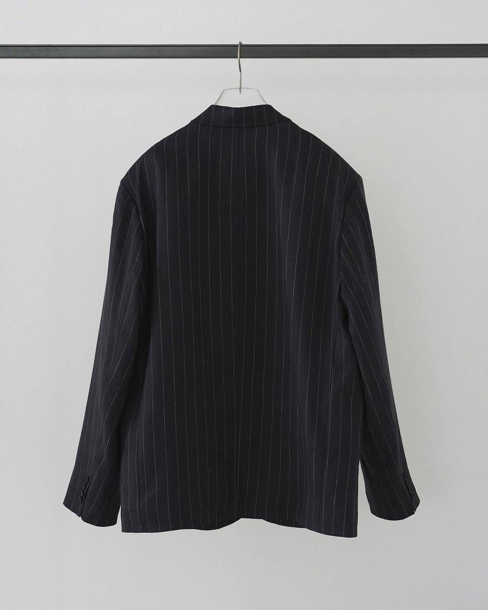オーバーリネンジャケット (ネイビー) Over Linen Jacket (Navy) /  26SS