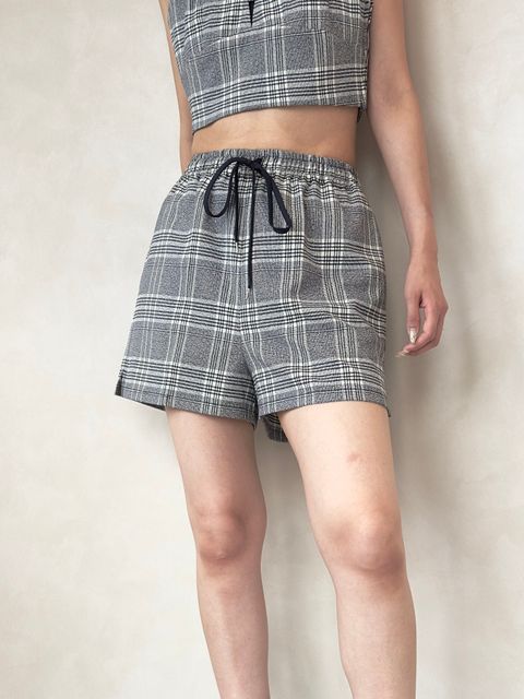 CHECK EASY SHORTS (GRAY) / チェックイージーショーツ グレー