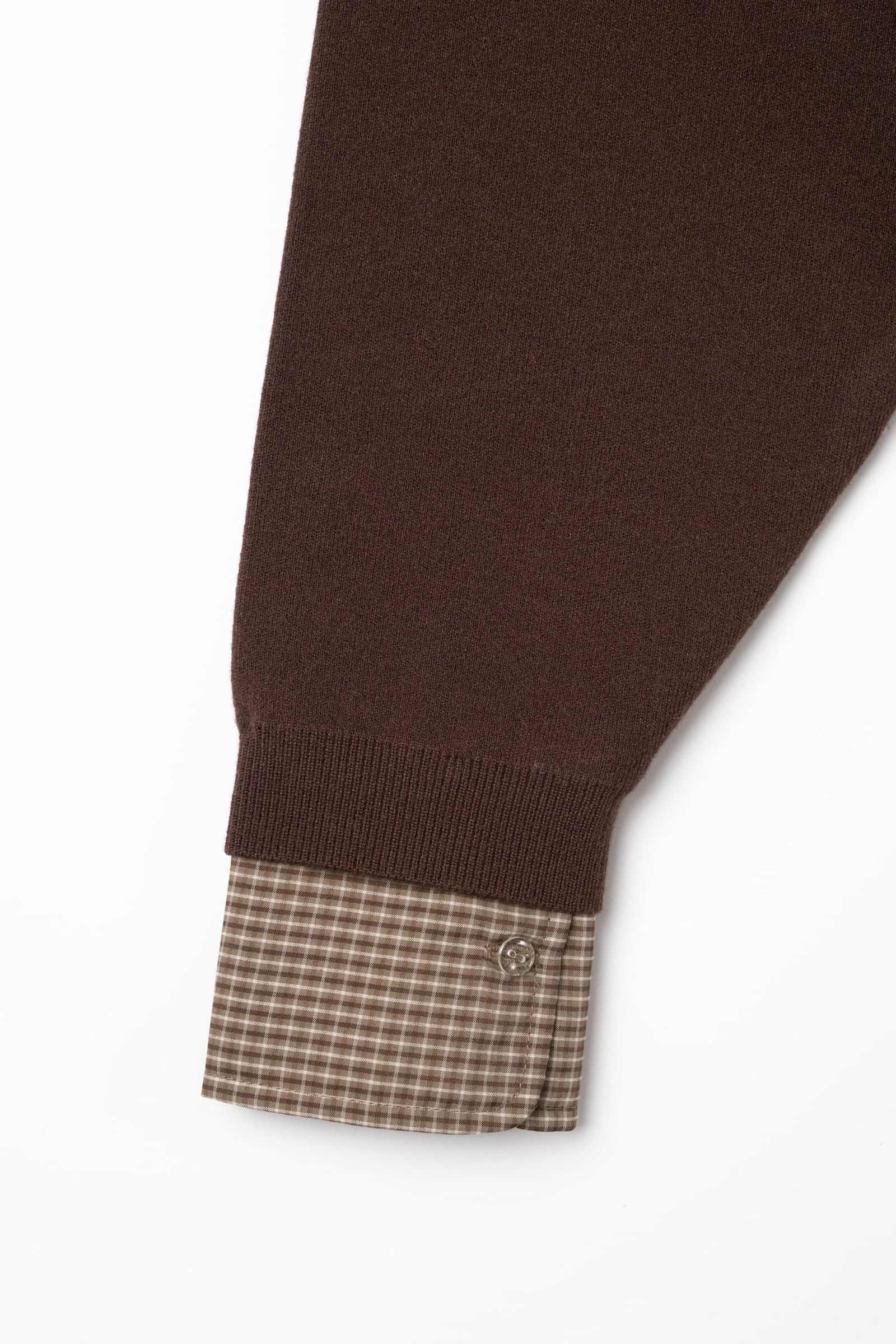 【LADIESサイズ】2ウェイ ノームコア ニット (ブラウン) 2way cuffs normcore knit (Brown) / 26AW