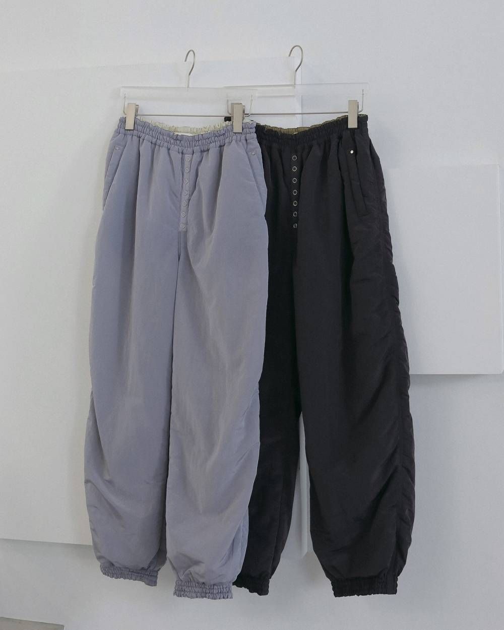 リバーシブル パッディングパンツ (チャコールグレー) Reversible Padding Pants (Charcoal gray) / 26AW 【6月29日まで期間限定予約】