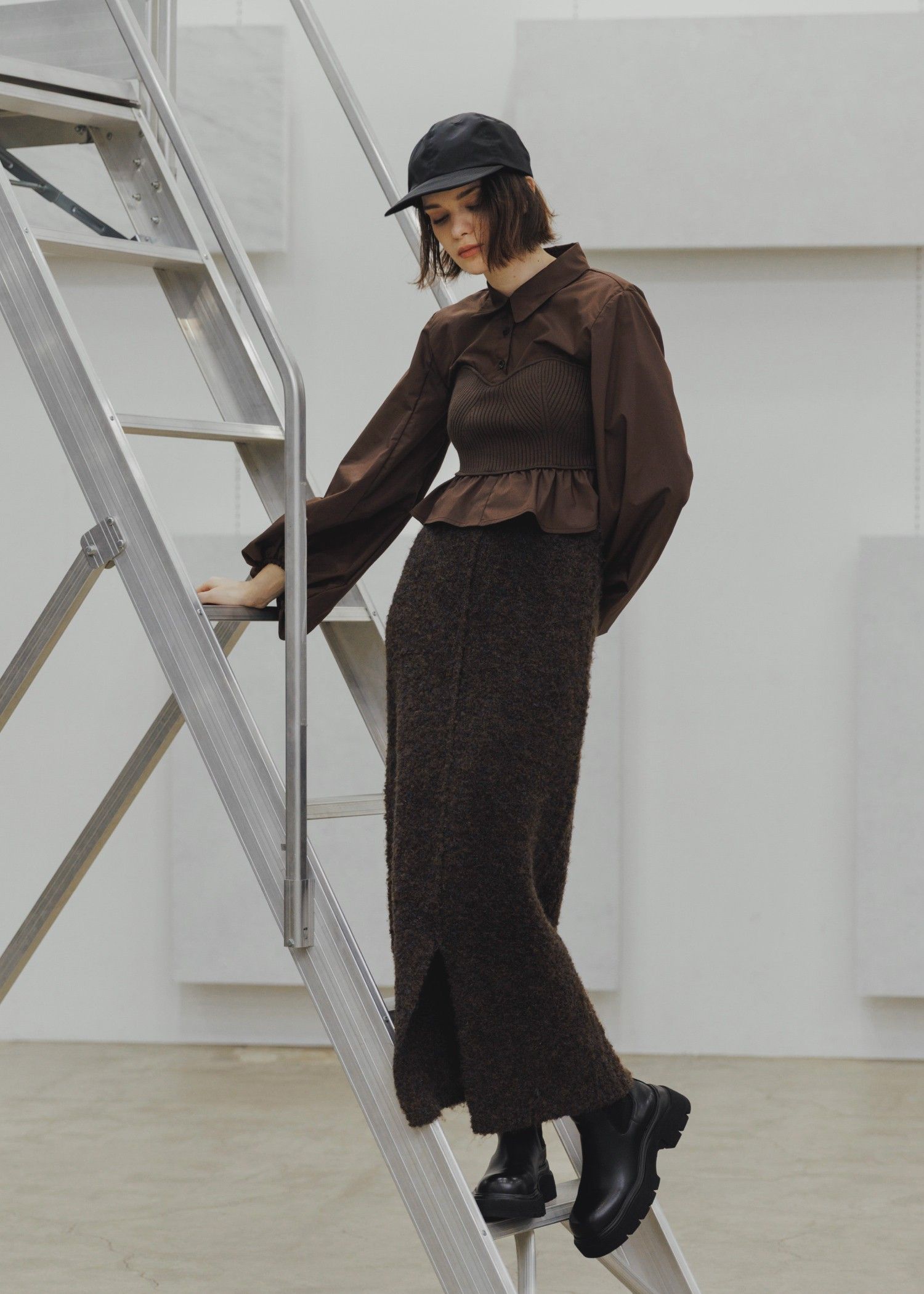 【MAISON Birth × WILLFULLY】LIMONTA 6P CAP / リモンタキャップ (ブラック) / 25AW /