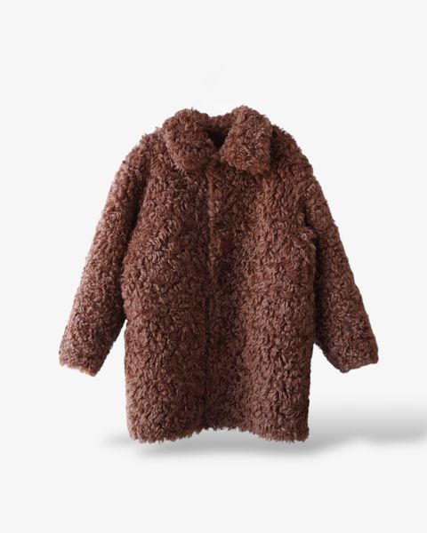【25AW】Vintage Like Fake Mouton Reversible Coat (テラコッタ) / ヴィンテージライクムートン リバーシブルファーコート / エコファー / フェイクファー