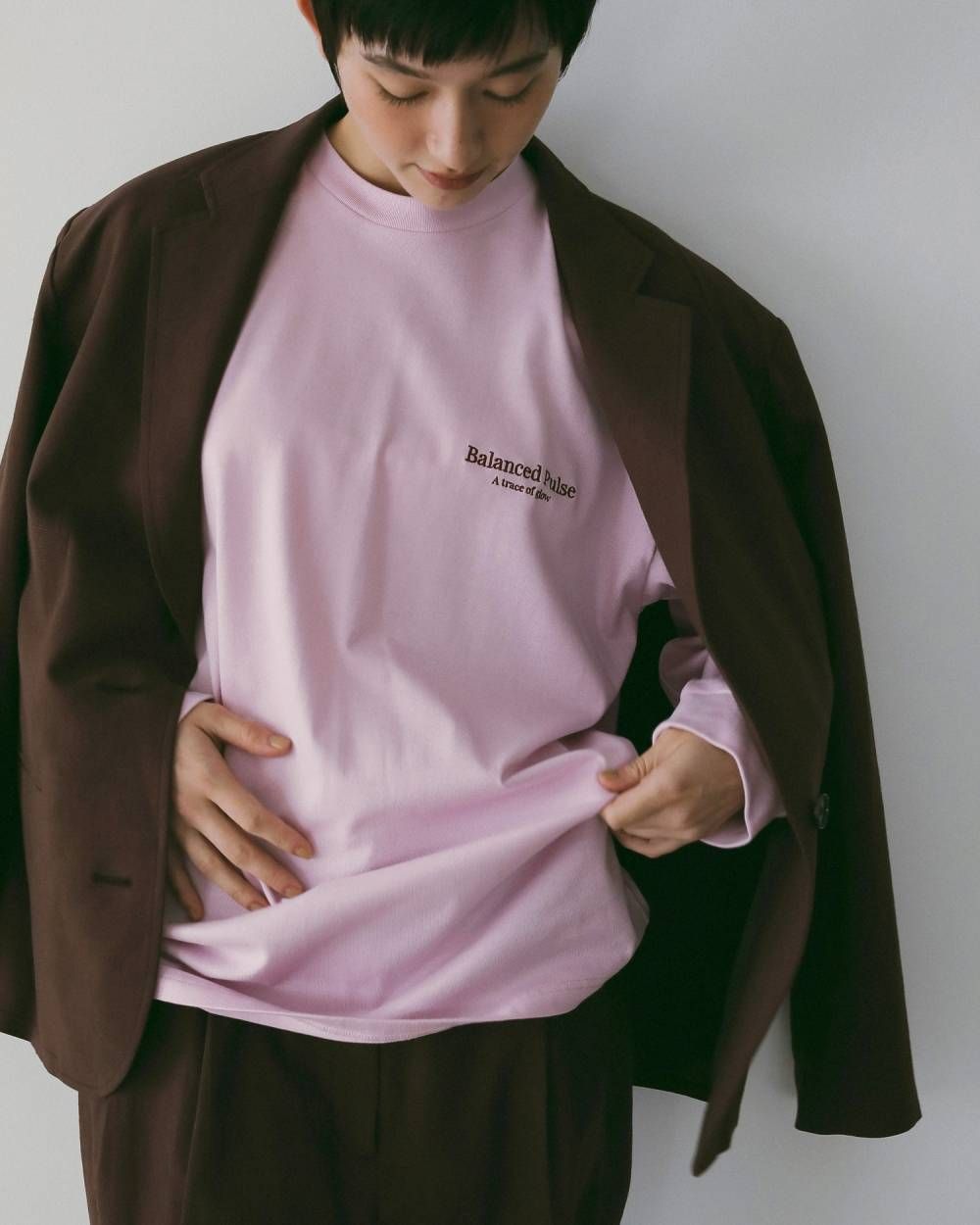 Logo Long T-Shirts / ロゴ ロングスリーブTシャツ (Pink) / 26SS