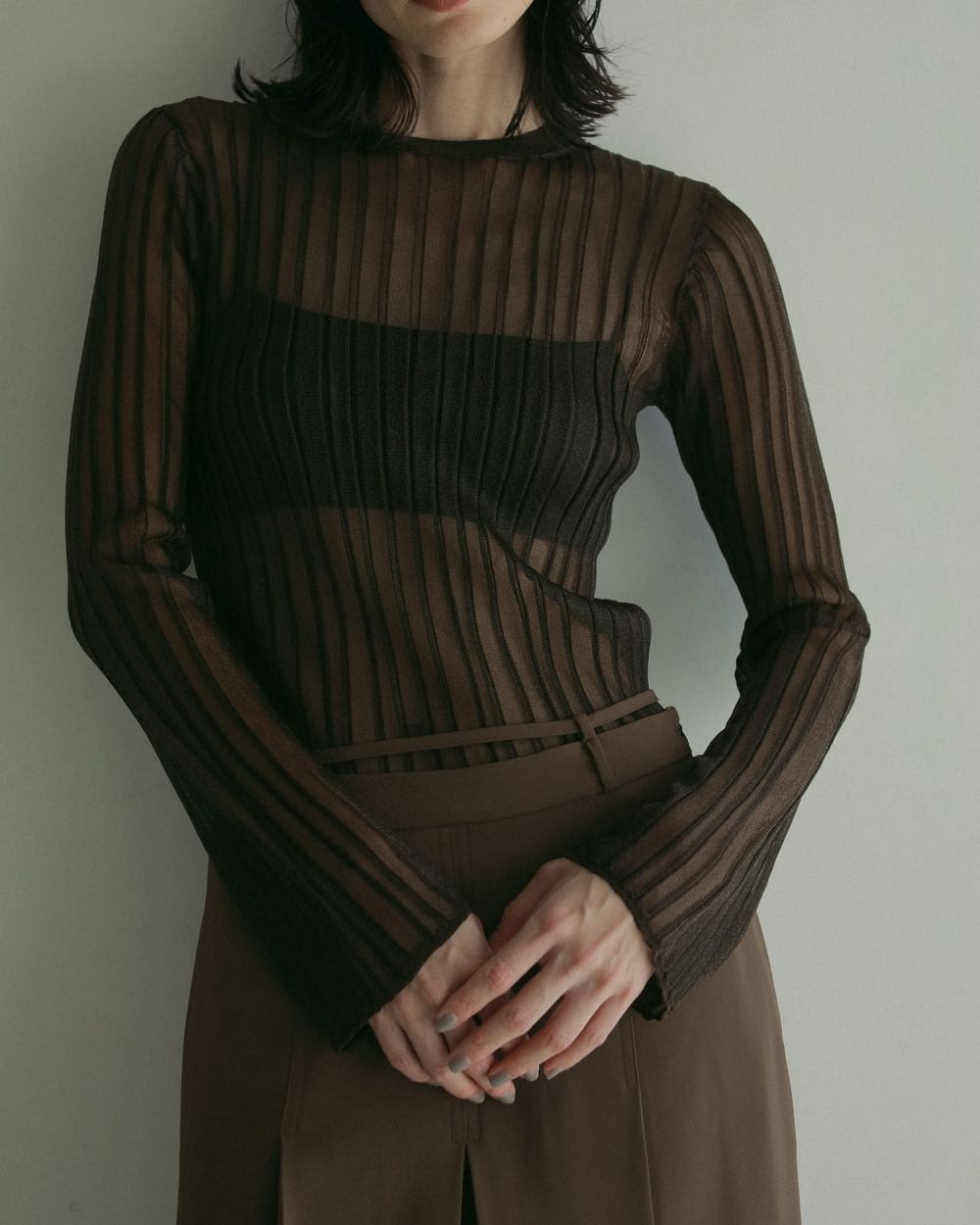 Cupin Tube Bratop (Black) / カップインチューブブラトップ (ブラック) / 26SS