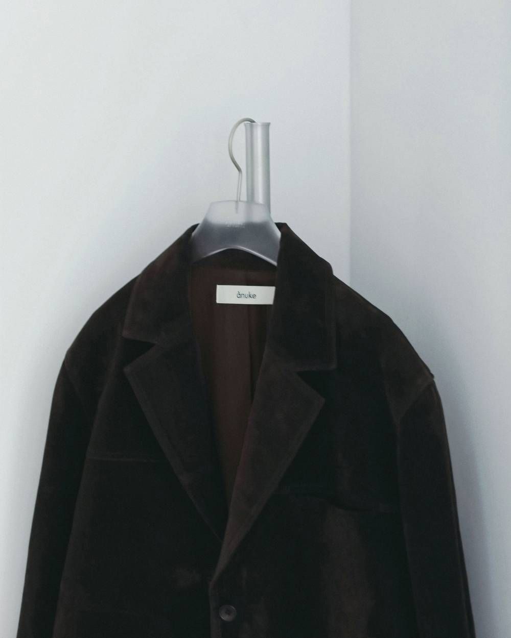 エコスエードジャケット (ダークブラウン) Eco Suede Jacket (Dark brown) / 26AW 【6月29日まで期間限定予約】