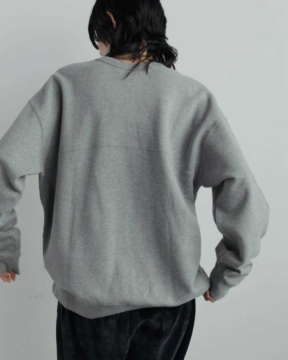 【25AW】Sandwashed Over Sweat / サンドウォッシュ オーバースウェット (グレー)