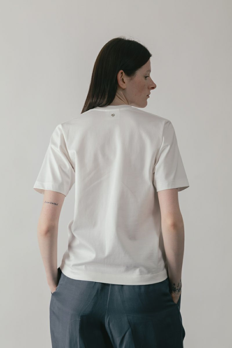 【25SS】REFINA COMPACT T-SHIRT / リフィナコンパクトTシャツ (オフホワイト)