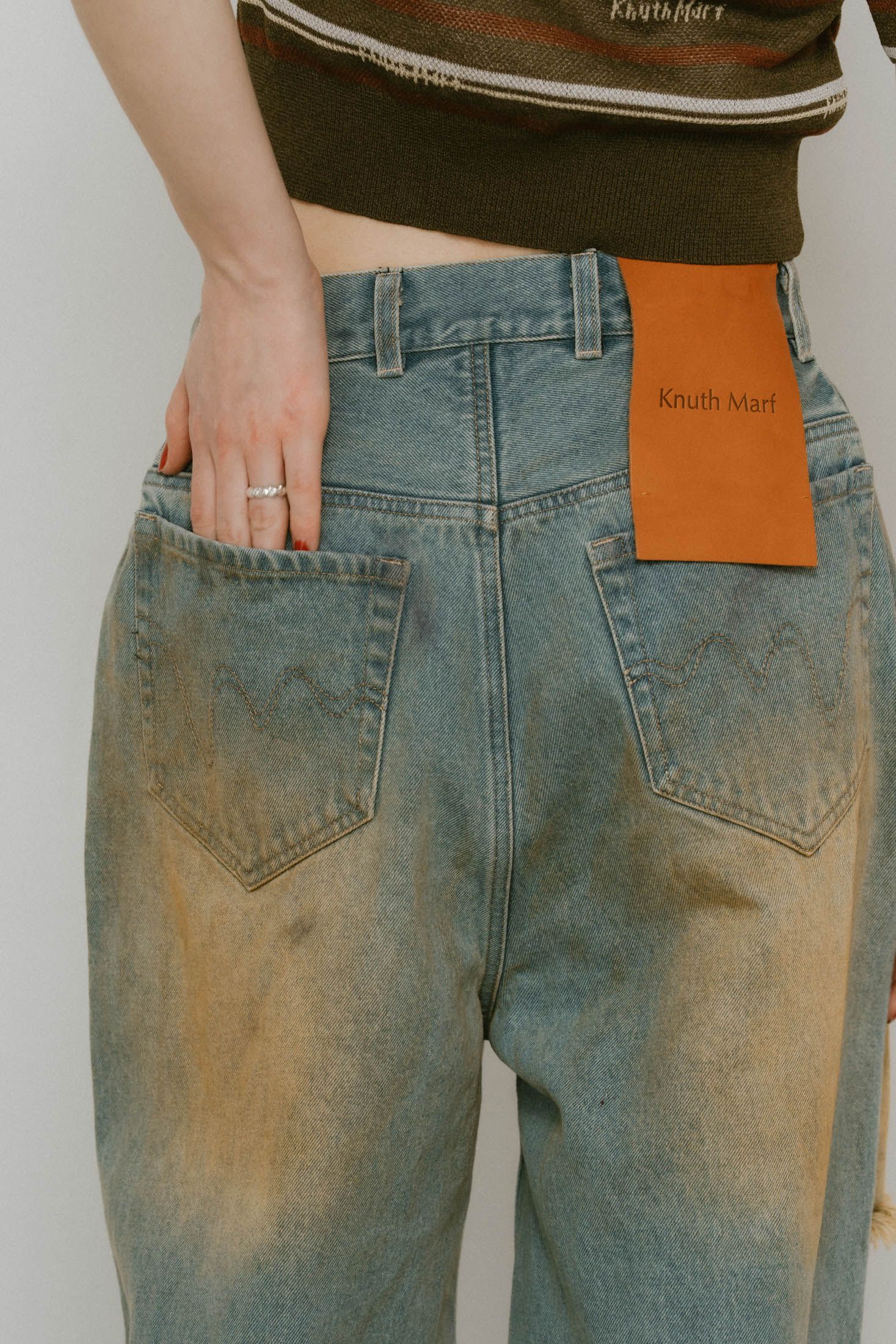 Knuth Marf - damage denim pants / ダメージ デニムパンツ