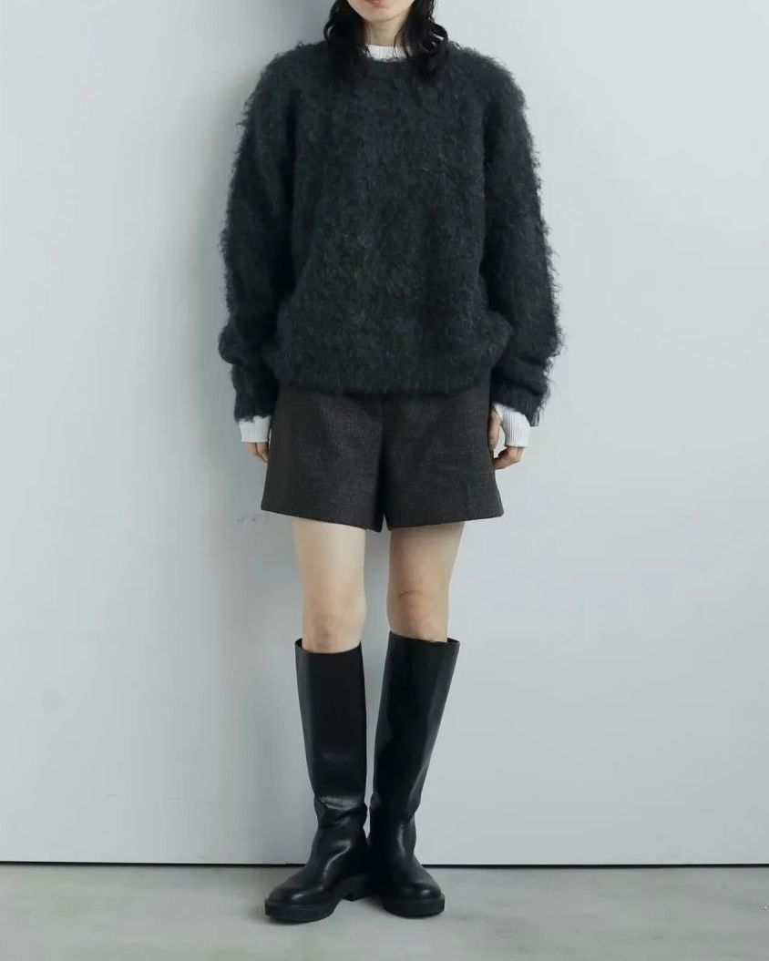 【25AW】Herringbone Short Pants / ヘリンボーン ショートパンツ (ブラウン)