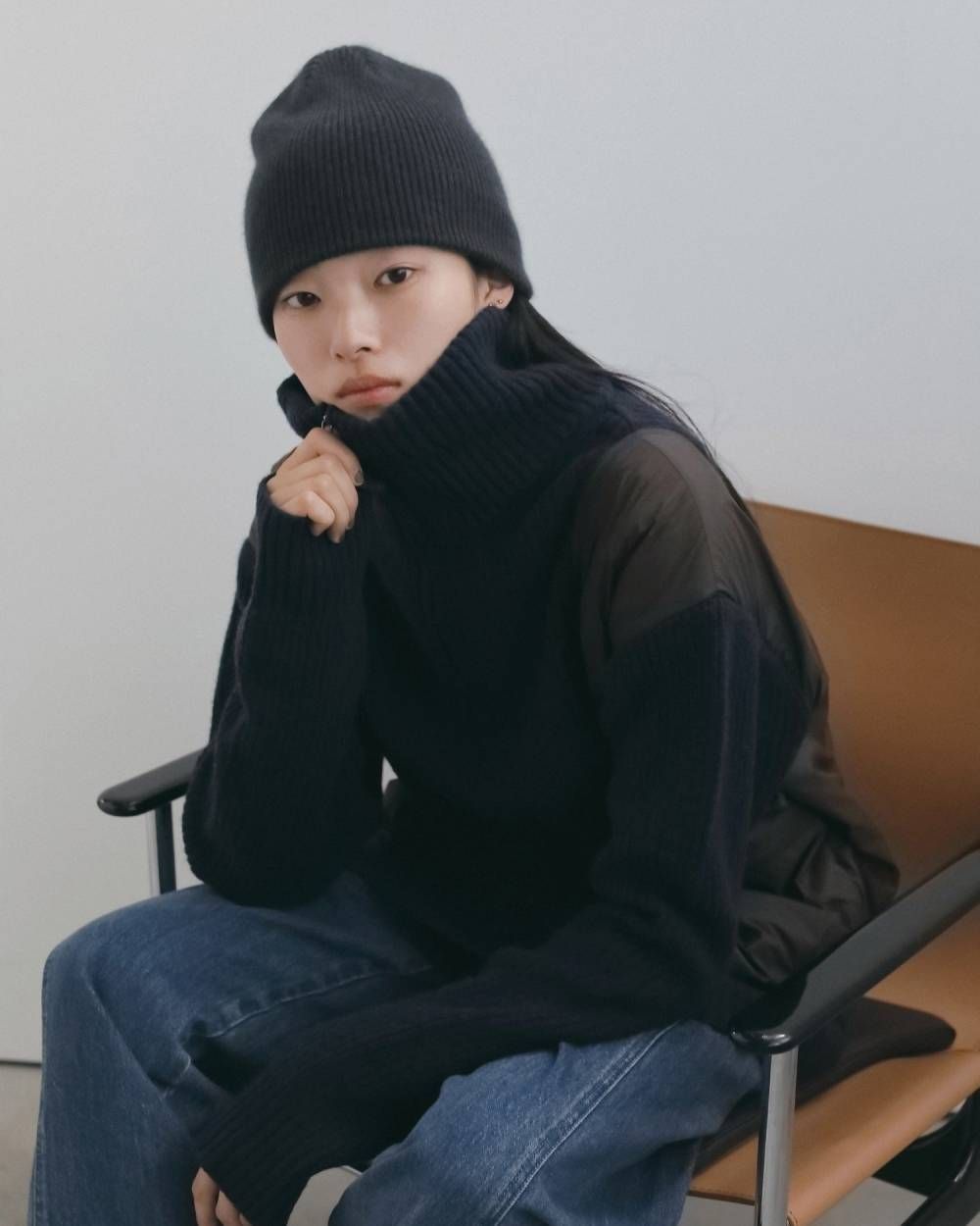 ラクーンニット ビーニー (チャコールグレー) Raccoon Knit Beanie (Charcoal gray) / 26AW 【6月29日まで期間限定予約】