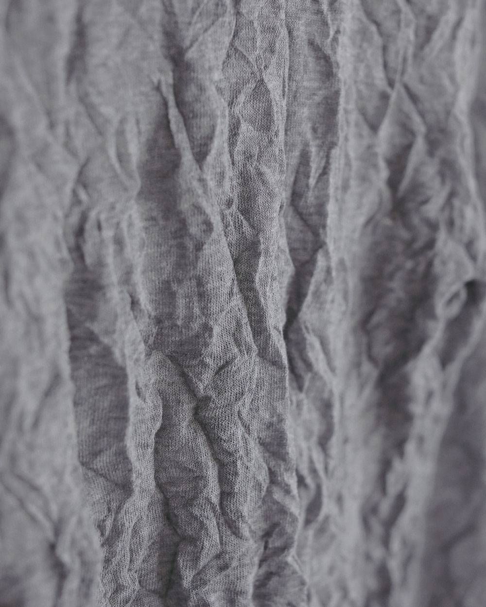 ウォッシャーニットカーディガン (グレー) Washer Knit Cardigan (Gray) / 27SS