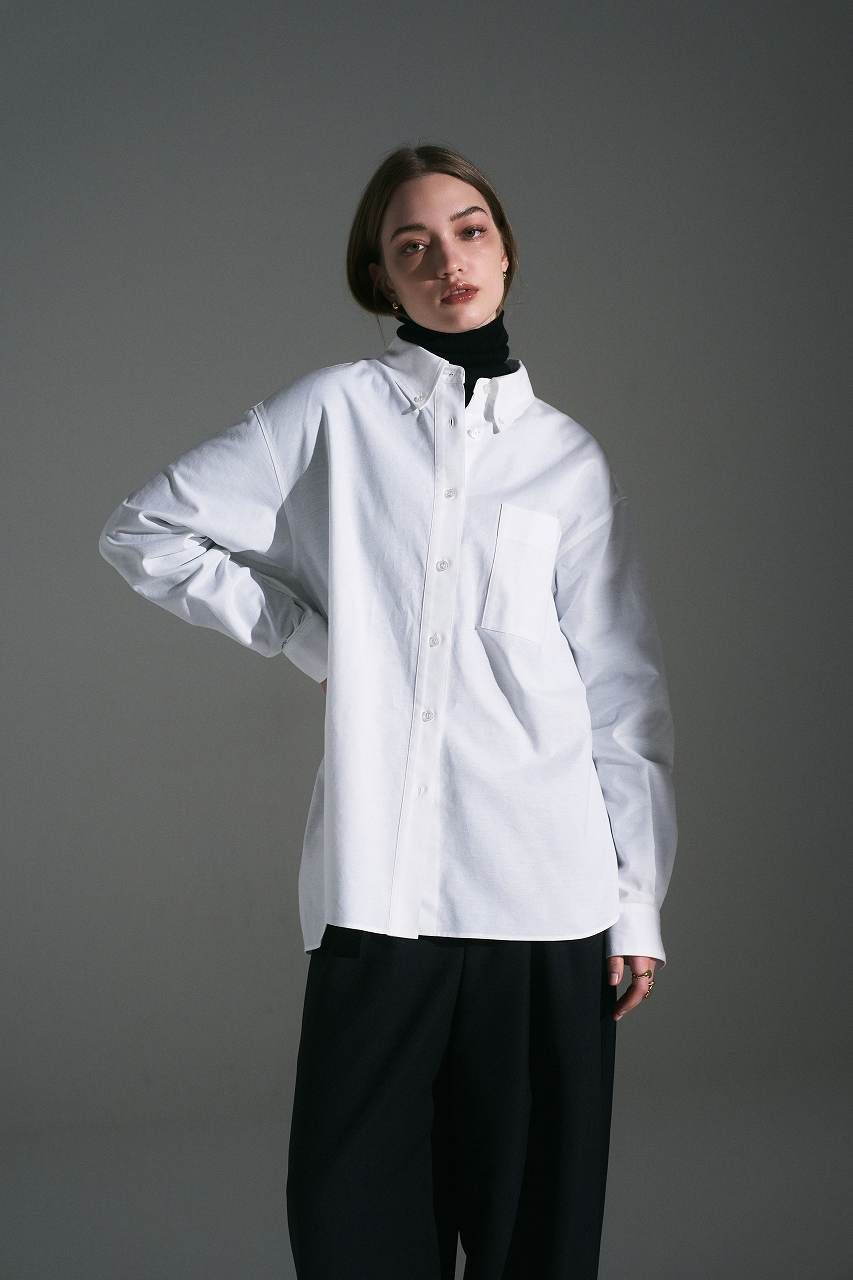 2WAY オックスフォードシャツ (ホワイト) 2Way Oxford Shirt (White) / 26AW *
