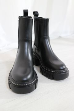 UN3D.SOLE SIDEGORE BOOTS / アンスリードソールサイドゴアブーツ (ブラック) / 軽量ソール