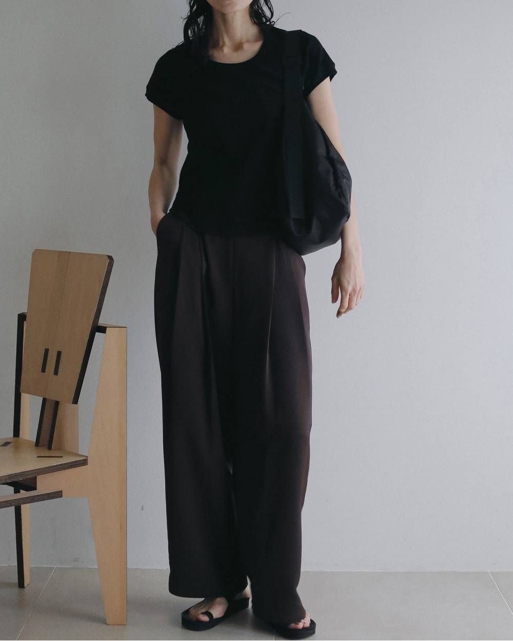ヴィンテージリブトップス (ブラック) Vintage Rib Tops (Black) / 26SS