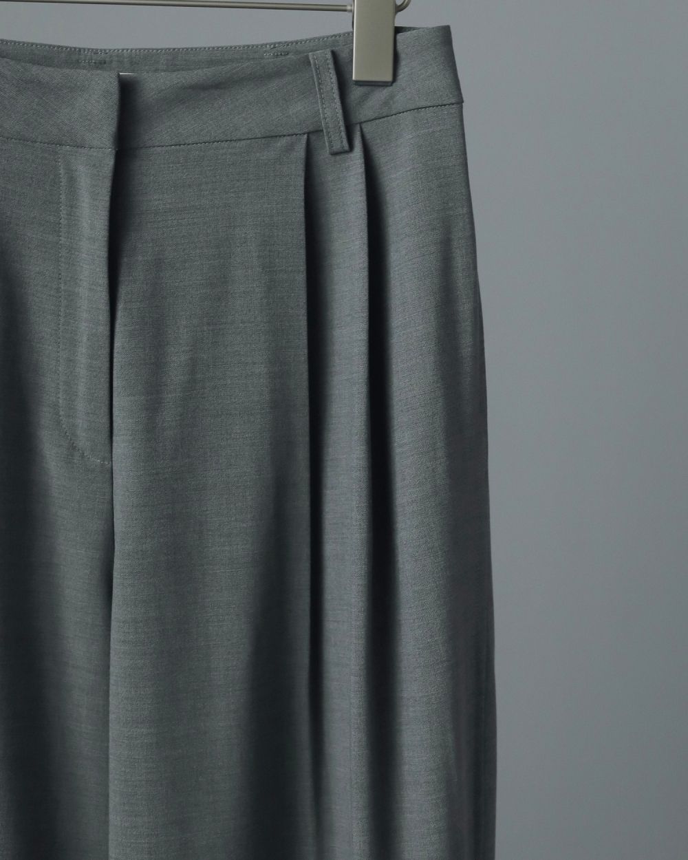 Panel Wide Pants / パネルワイドパンツ (グレー)