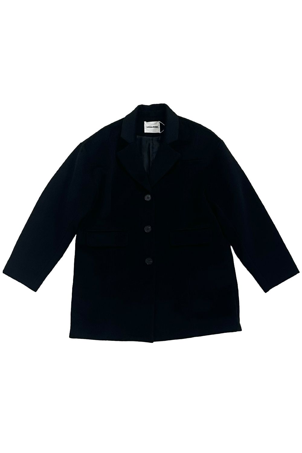 CAVEZA ROSSO - OVER SIZE TAILORED COLLAR JACKET / オーバーサイズ ...