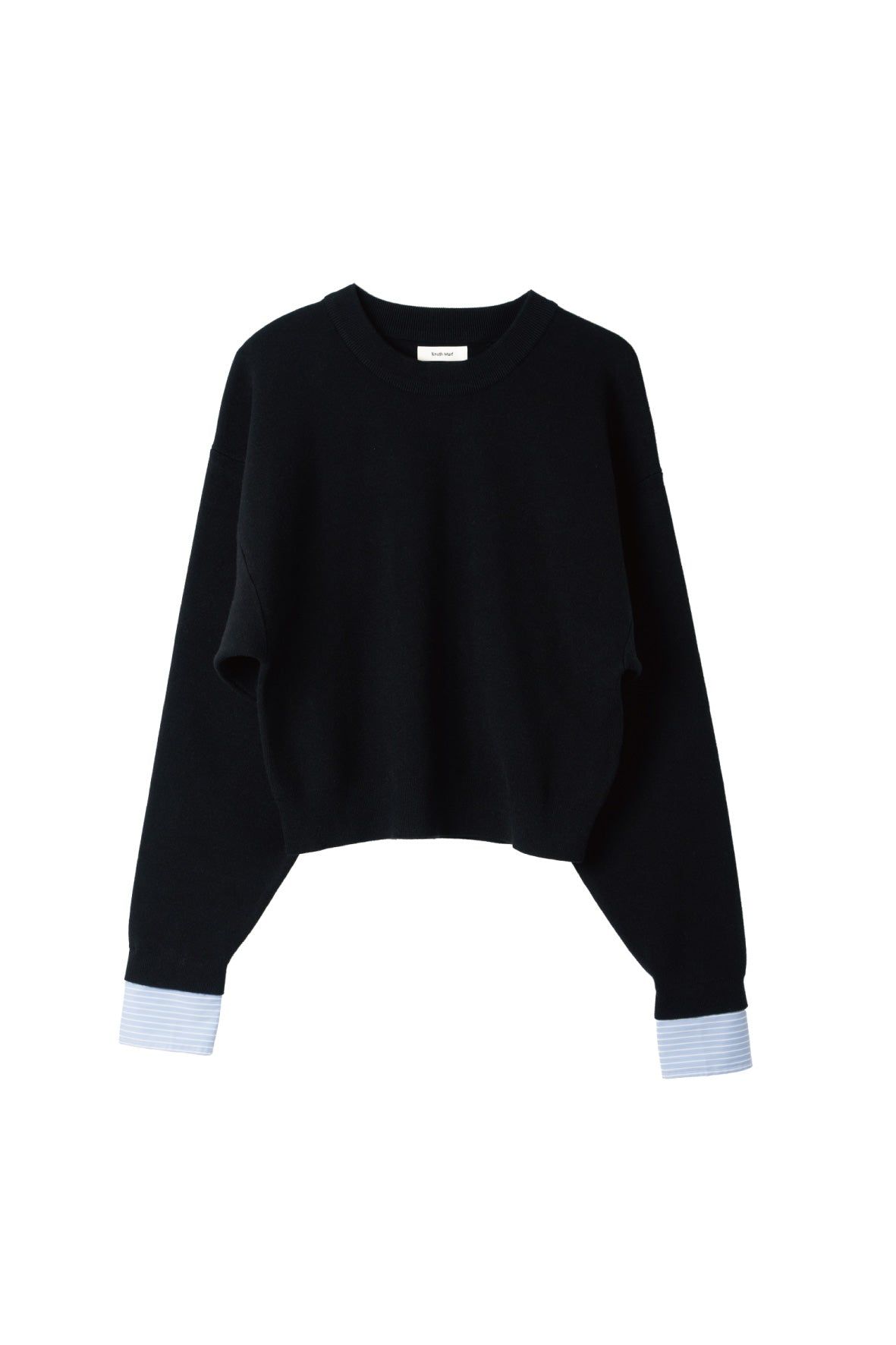 【LADIESサイズ】2ウェイ ノームコア ニット (ブラック) 2way cuffs normcore knit (Black) / 26AW