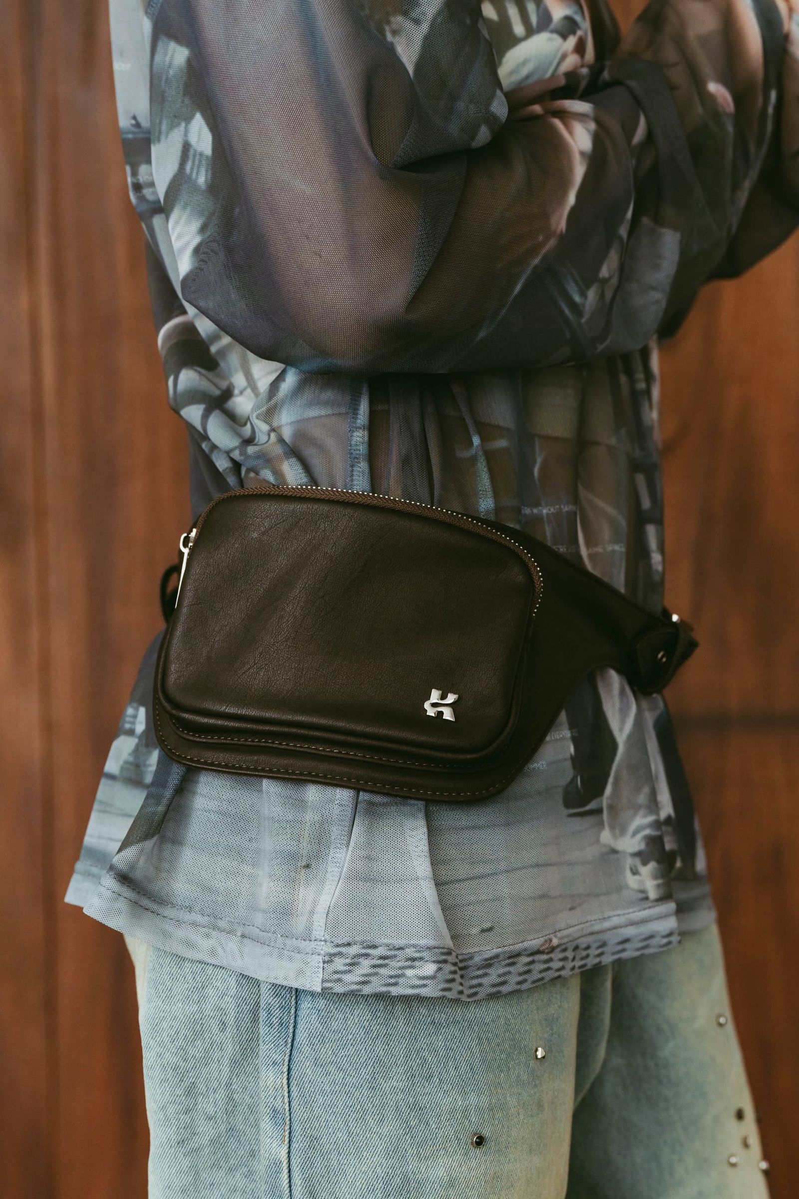 ユーティリティ ベルトバッグ (ブラウン) utility belt bag (Brown) /  26SS