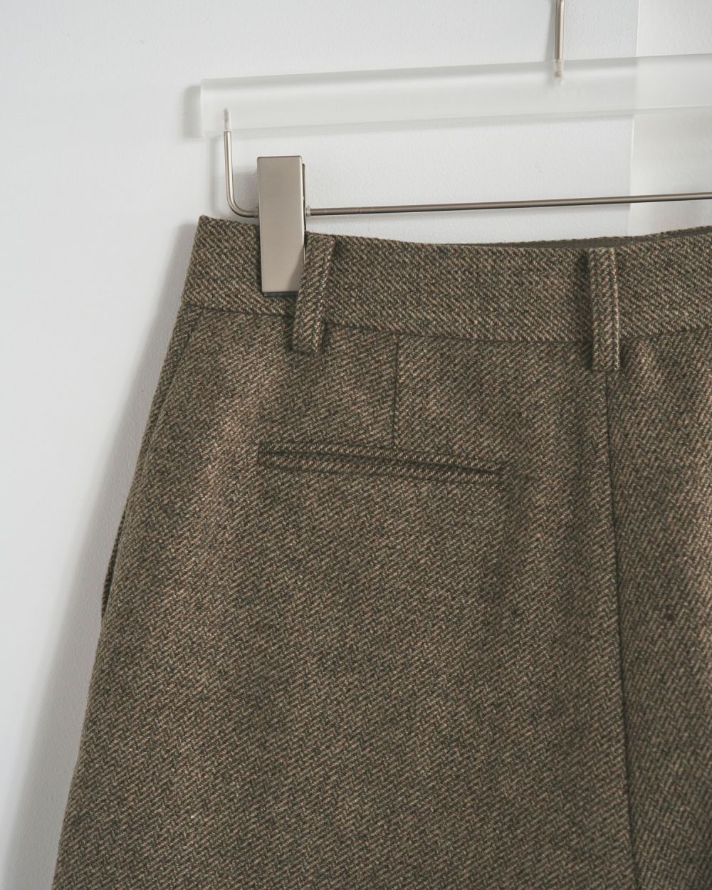 【25AW】Herringbone Short Pants / ヘリンボーン ショートパンツ (ベージュ)