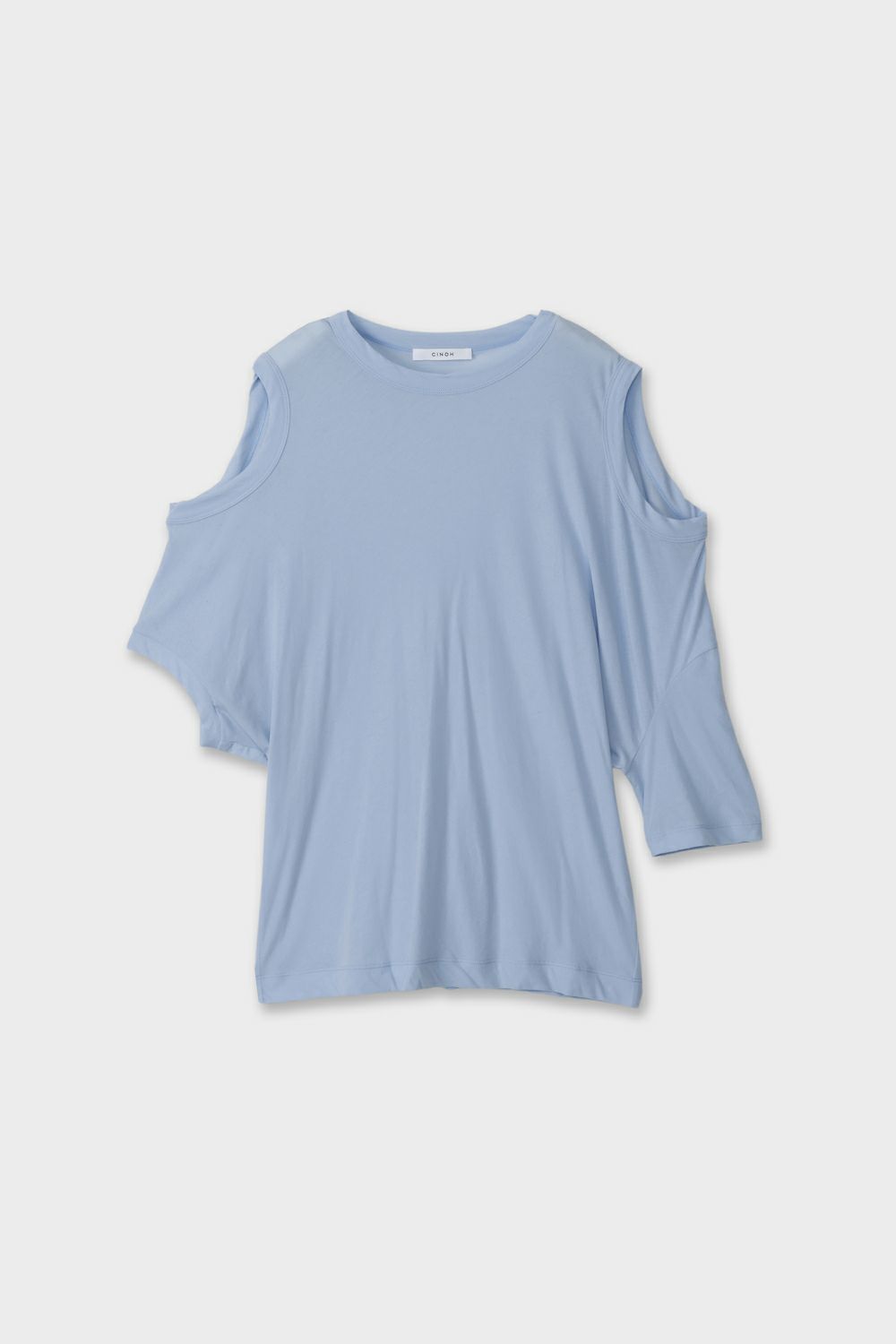 CINOH - 【25SS】SHEF OPEN SHOULDER T-SHIRT / オープン CINOH - 【25SS】SHEF OPEN SHOULDER T-SHIRT / オープン
