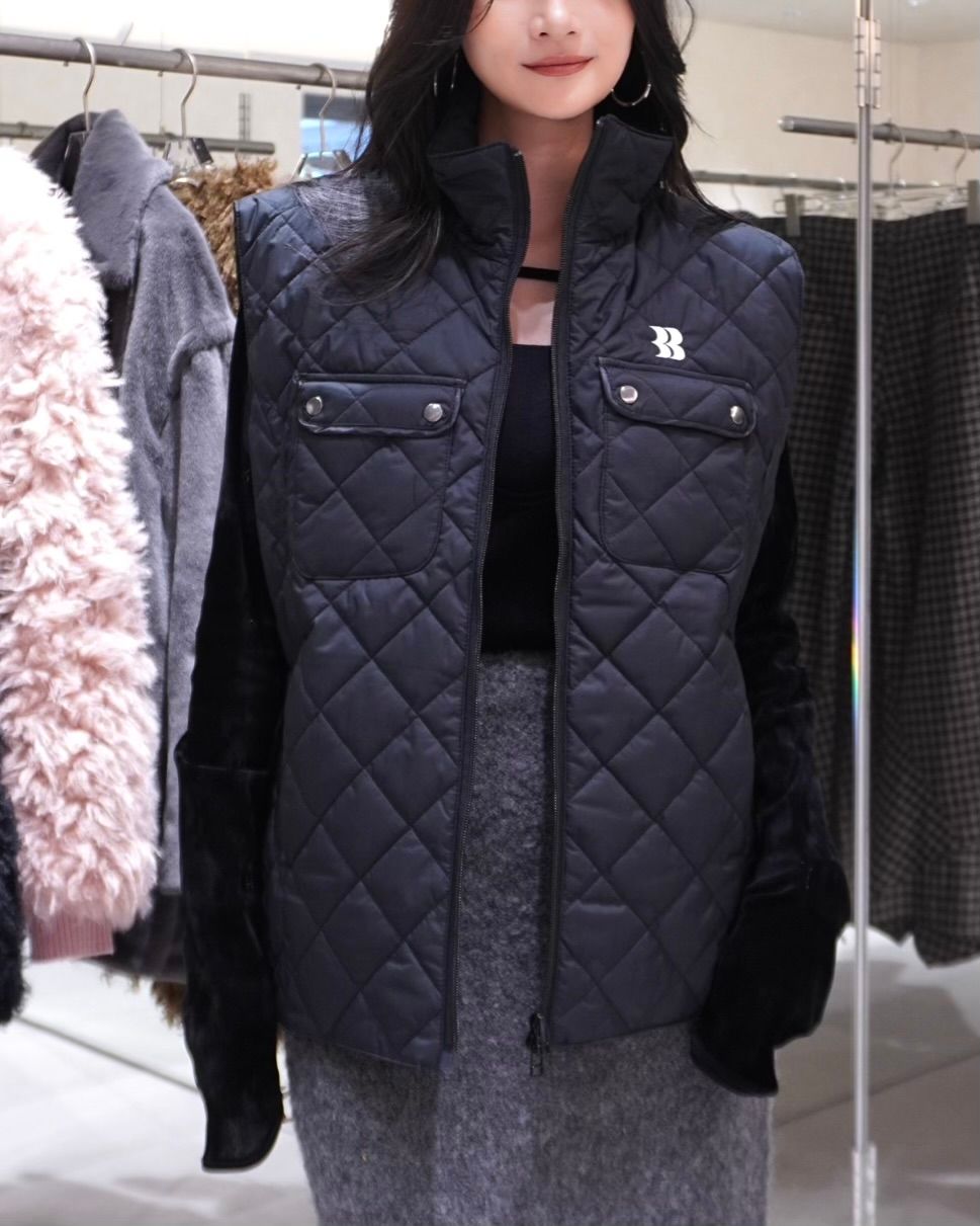 【BF割引対象12/2まで】【25AW】Puffer Vest / パファーベスト (ブラック)
