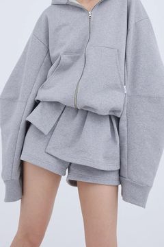 Edge frill shorts / エッジフリルショーツ (グレー)