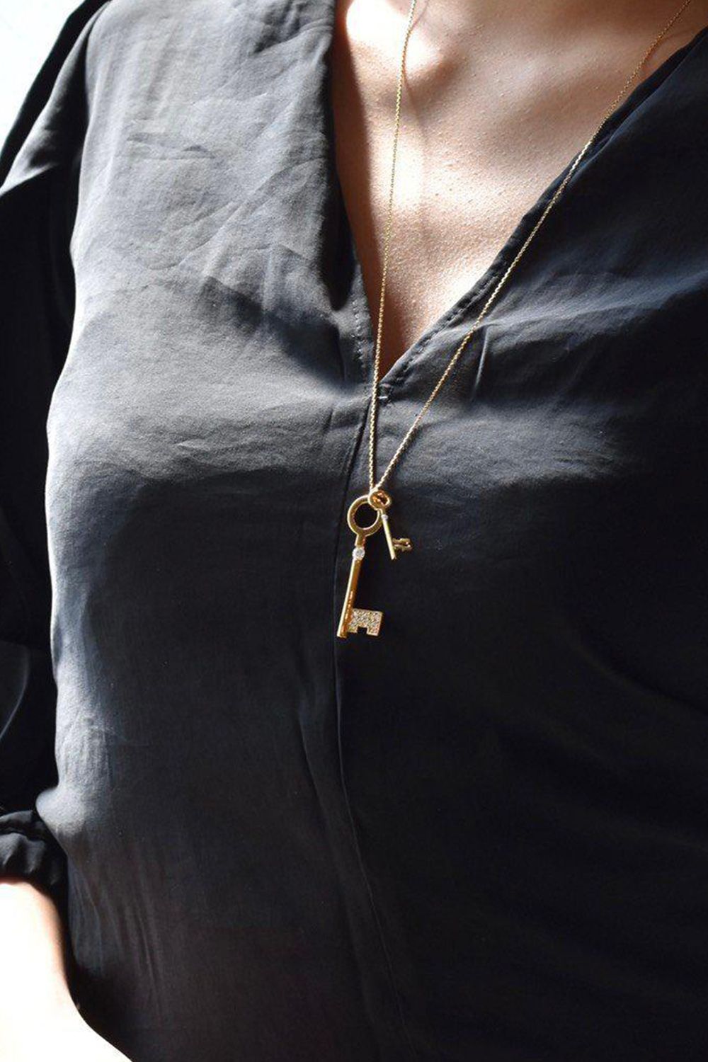 KEY NECKLACE / キー ネックレス STERLING SILVER 925 (ゴールドベルメイユ)