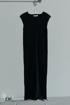 Cutoff Rib Onepiece / カットオフ リブワンピース (ブラック)