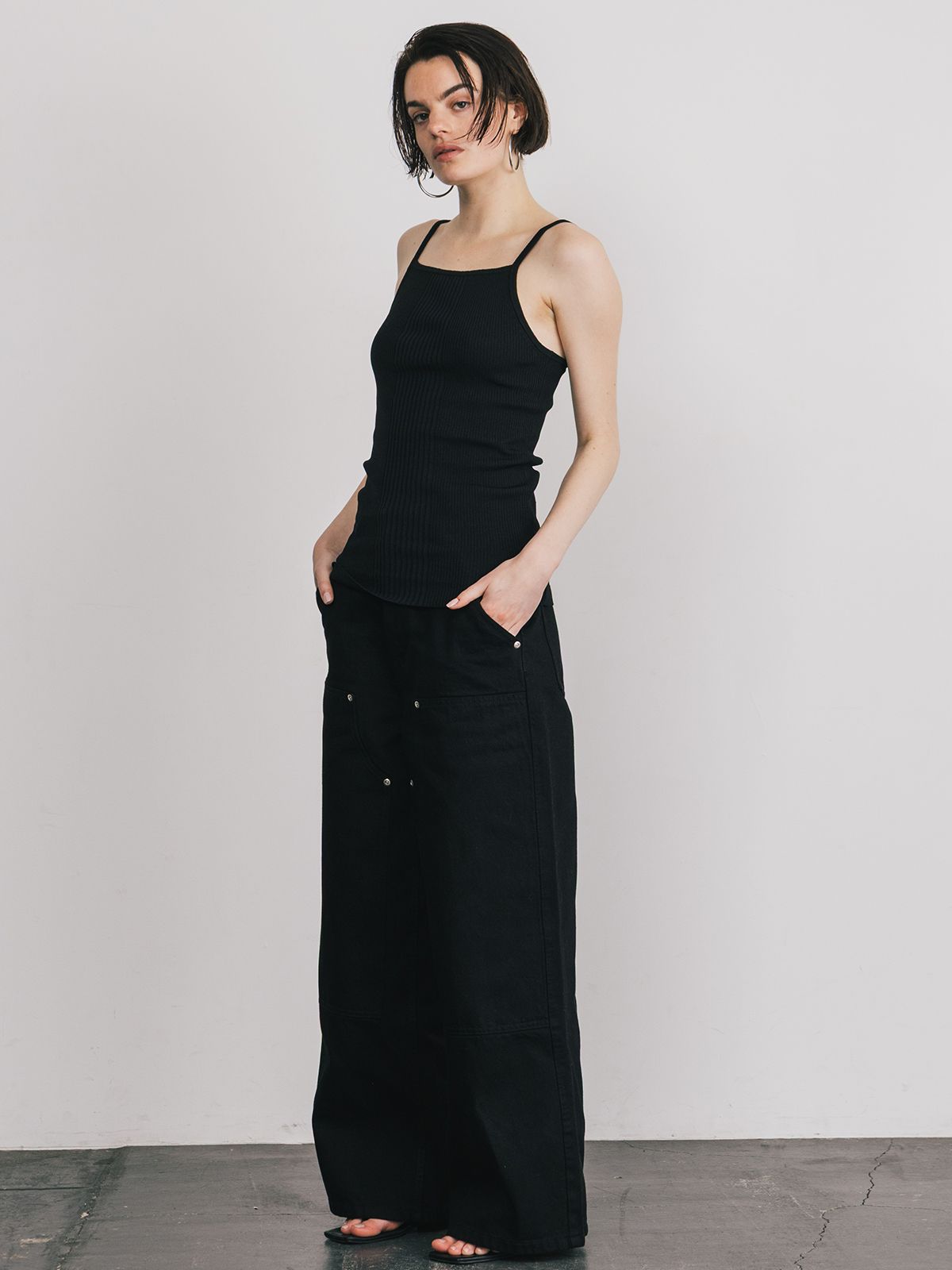 クレドナ CREDONA アセテート ニット キャミ ACETATE KNIT CAMI【2025 新作】 CREDONA - 【25SS】ACETATE KNIT CAMI / アセテート ニット