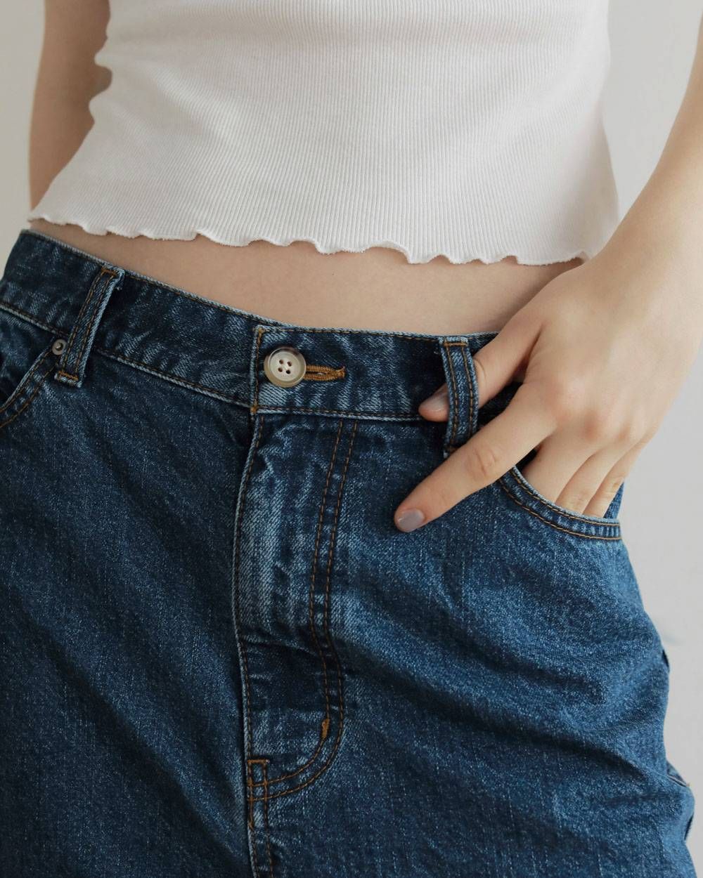 ヴィンテージ ルーズデニム (ブルー) Vintage Loose Denim (Blue) / 27SS