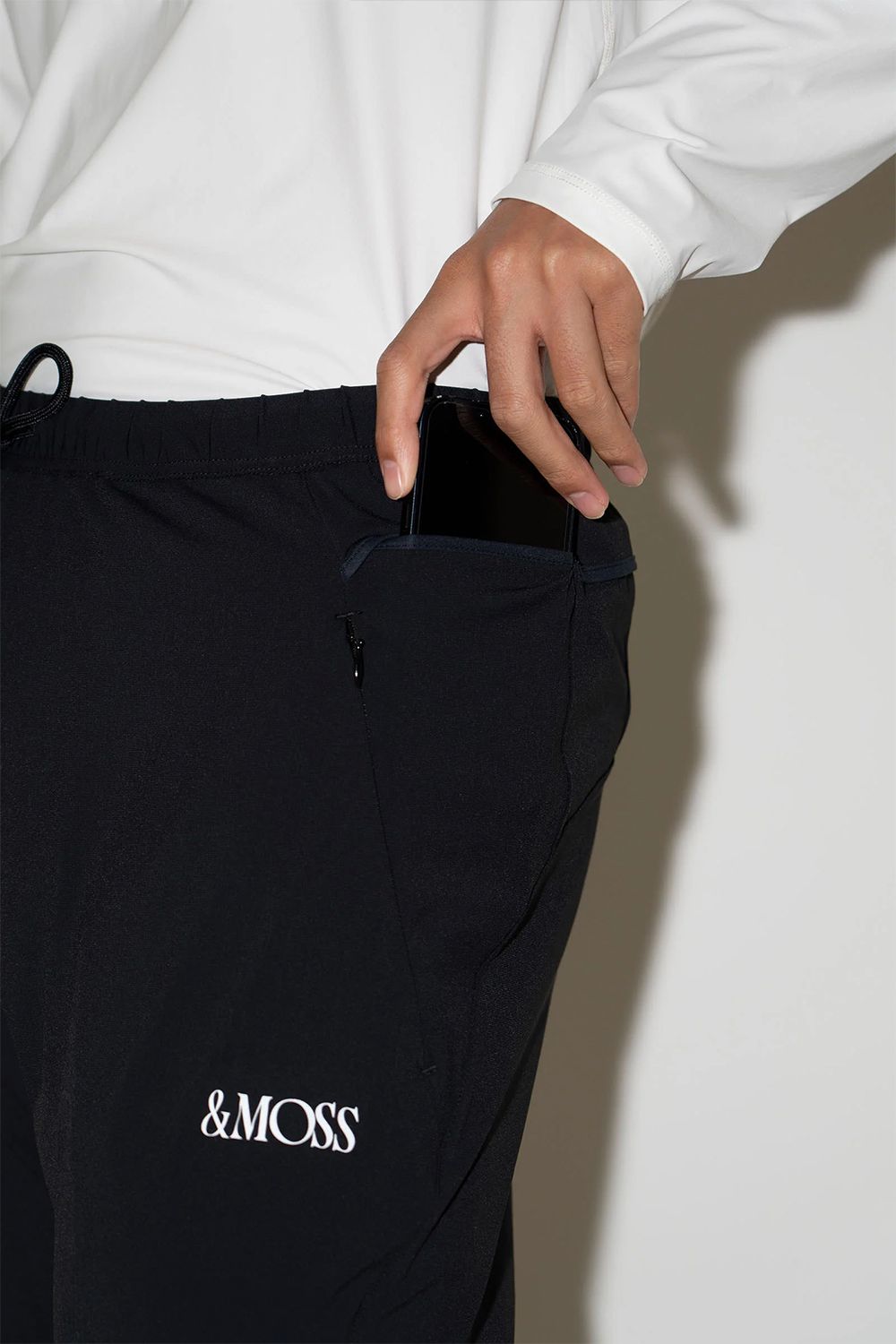 【残り1点】2WAY STRETCH TAPARED PANTS / ストレッチ テーパードパンツ (ブラック) / メンズ