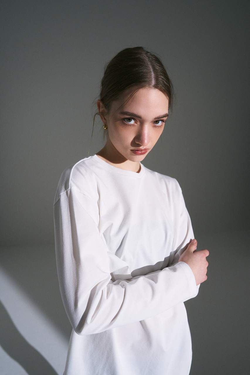 サラドラロンT (ホワイト) Dry Long-sleeve T-shirt (White) / 26AW