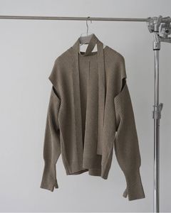 Slit Rib Knit / スリットリブニット (G/beige) / 26SS