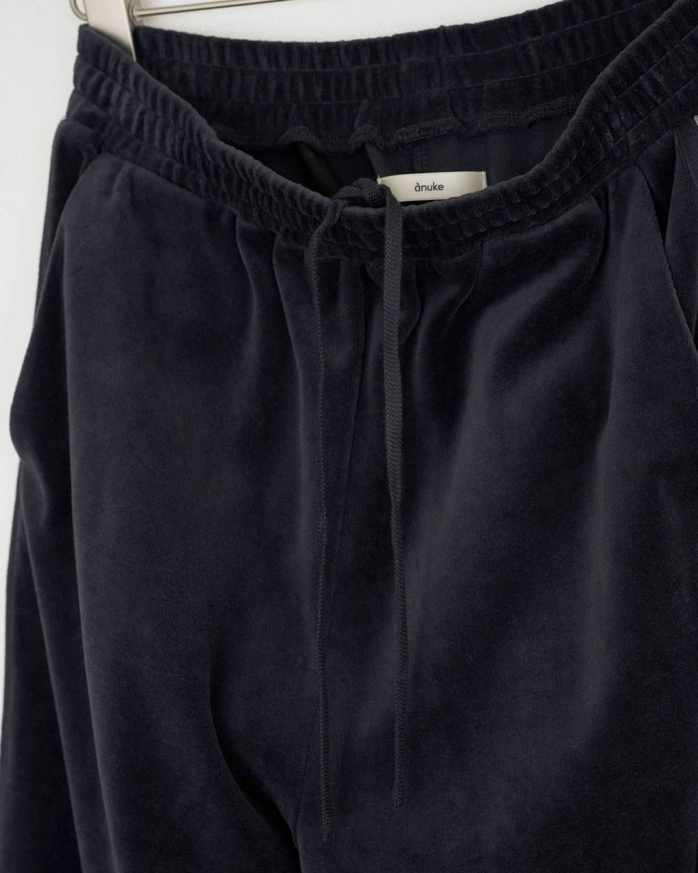 ベロアトラックパンツ (チャコールグレー) Velour Track Pants (Charcoal gray) /  26AW