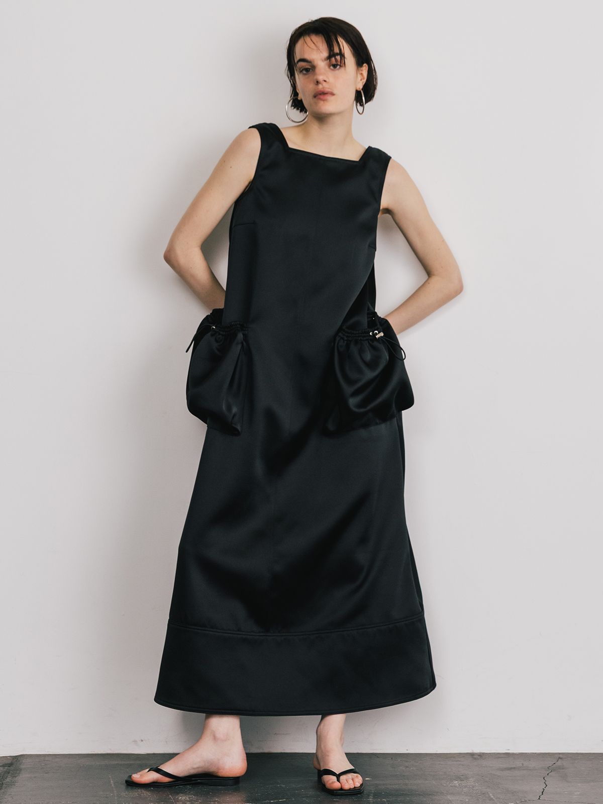 【25SS】TENT DRESS / テントドレス (ブラック)