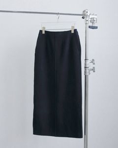 ウールカットオフスカート (ネイビー) Wool Cutoff Skirt (Navy) / 26AW 【6月29日まで期間限定予約】