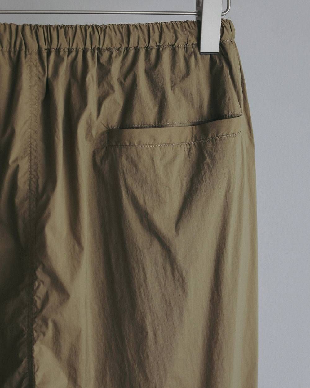 シアー ナイロンパンツ (ベージュ) Sheer Nylon Pants (Beige) / 27SS