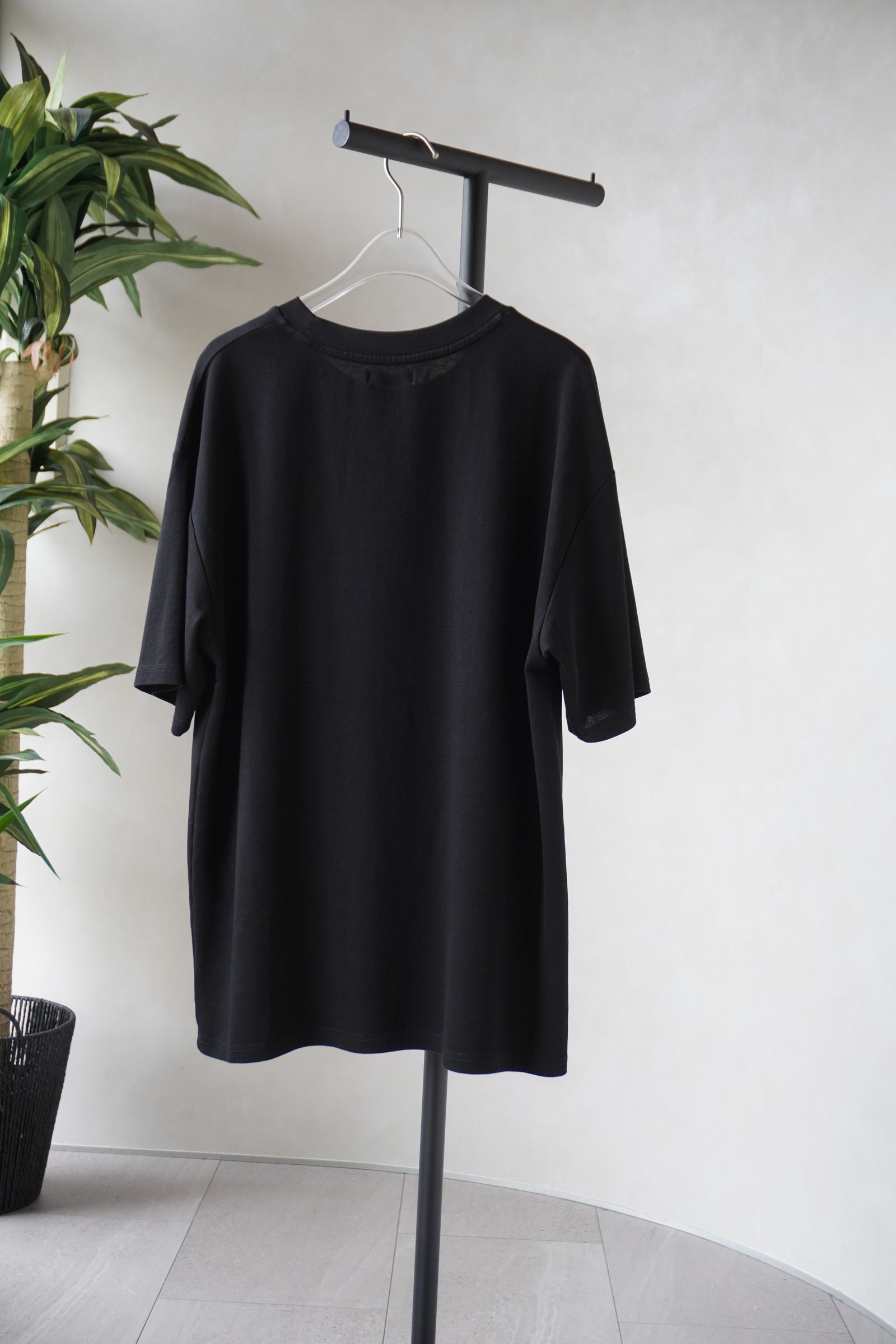 ラインストーングラフィックTシャツ (ブラック) rhinestone graphic tee(unisex) (Black) /  26SS