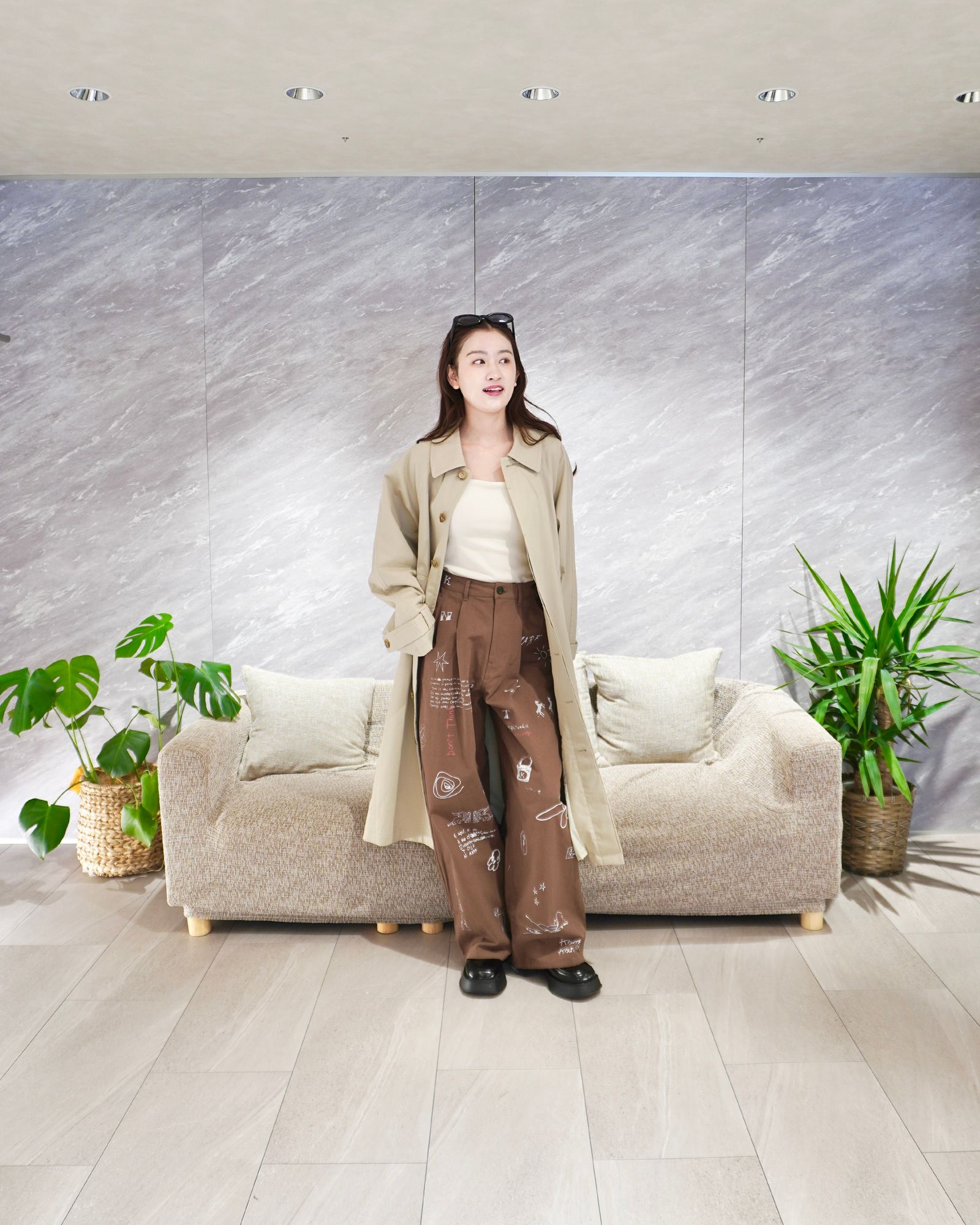 Knuth Marf - high waist tattoo pants(KotokaIzumi collab