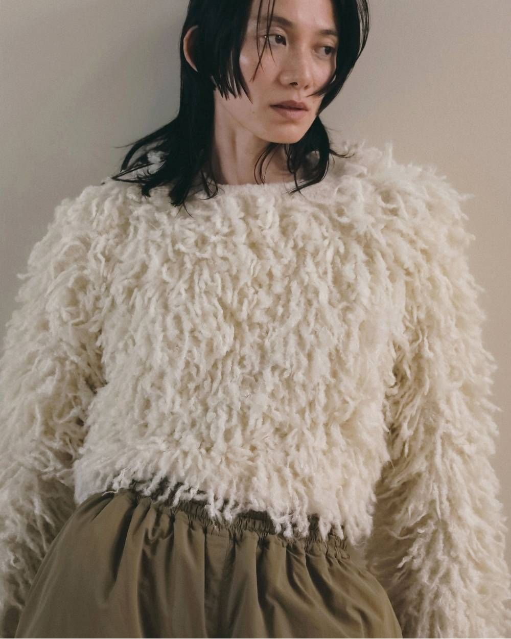 ループニットトップス (アイボリー) Loop Knit Tops (Ivory) / 26AW 【6月29日まで期間限定予約】
