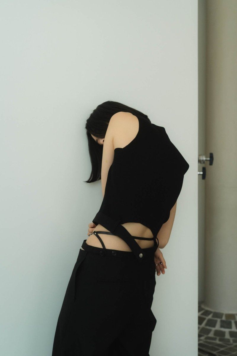 Knuth Marf - spaghetti pants / スパゲッティパンツ (ブラック