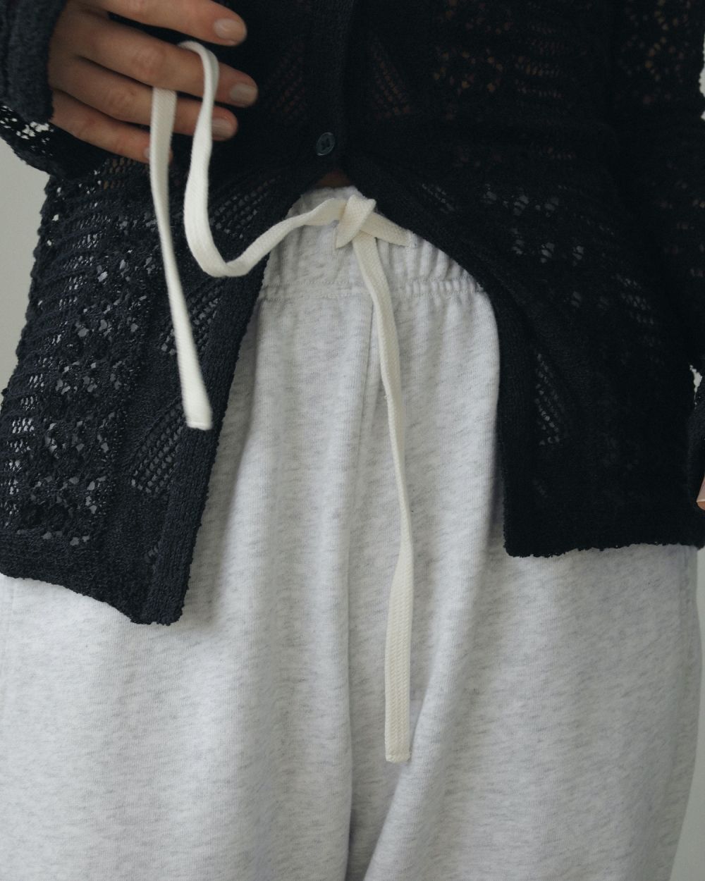 ànuke - Drawstring Sweat Pants / ドロスト スウェットパンツ