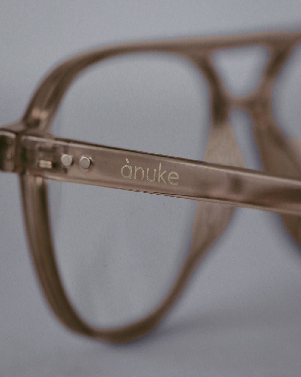 ボストン クリアメガネ (ブラウン) Clear Boston Glasses (Brown) / 27SS