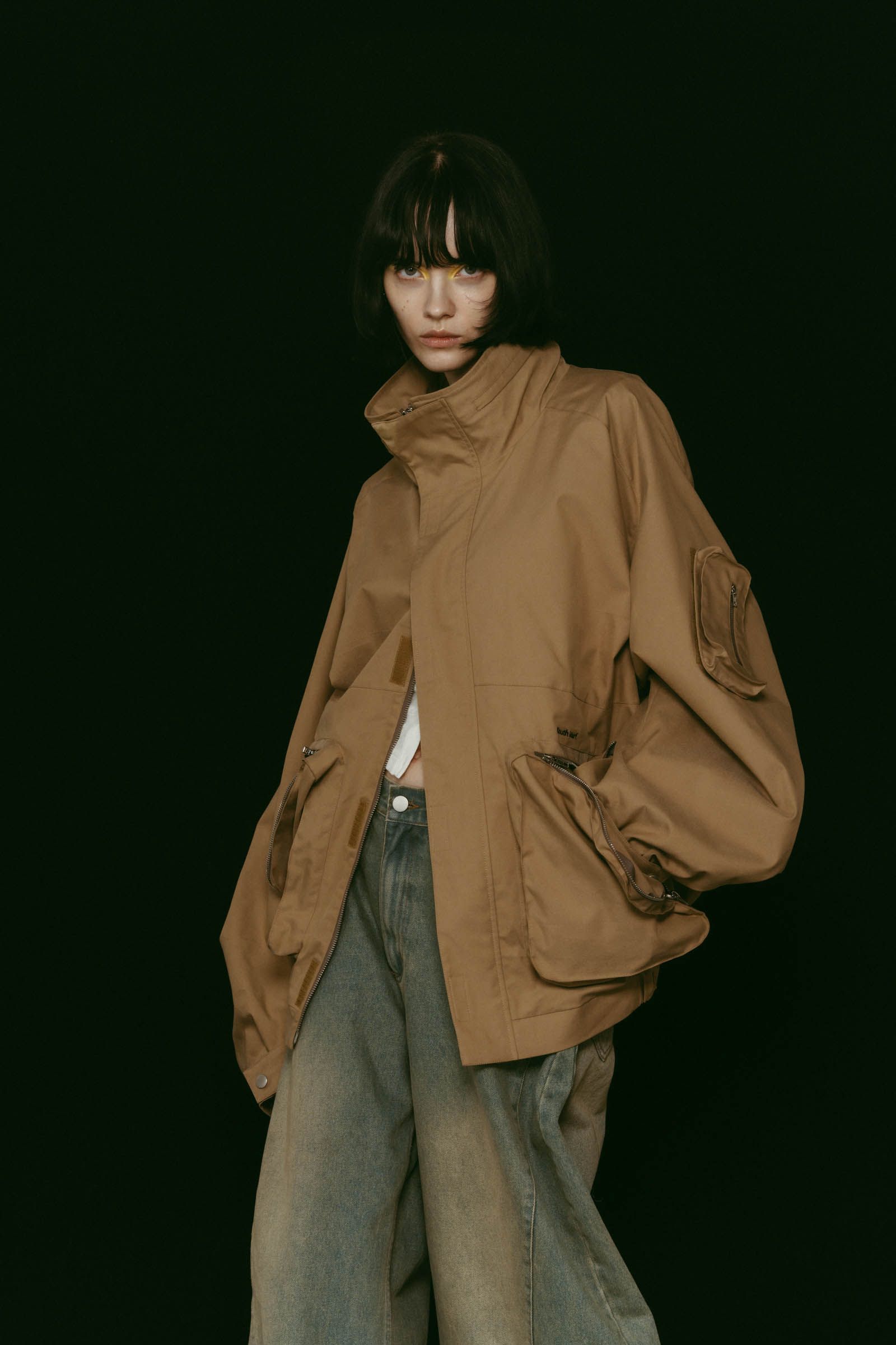 2way nylon blouson(unisex) / 2ウェイナイロンブルゾン (キャメル) / 25AW