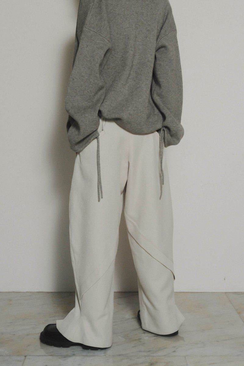 Knuth Marf - front slit pants (unisex) / フロントスリット