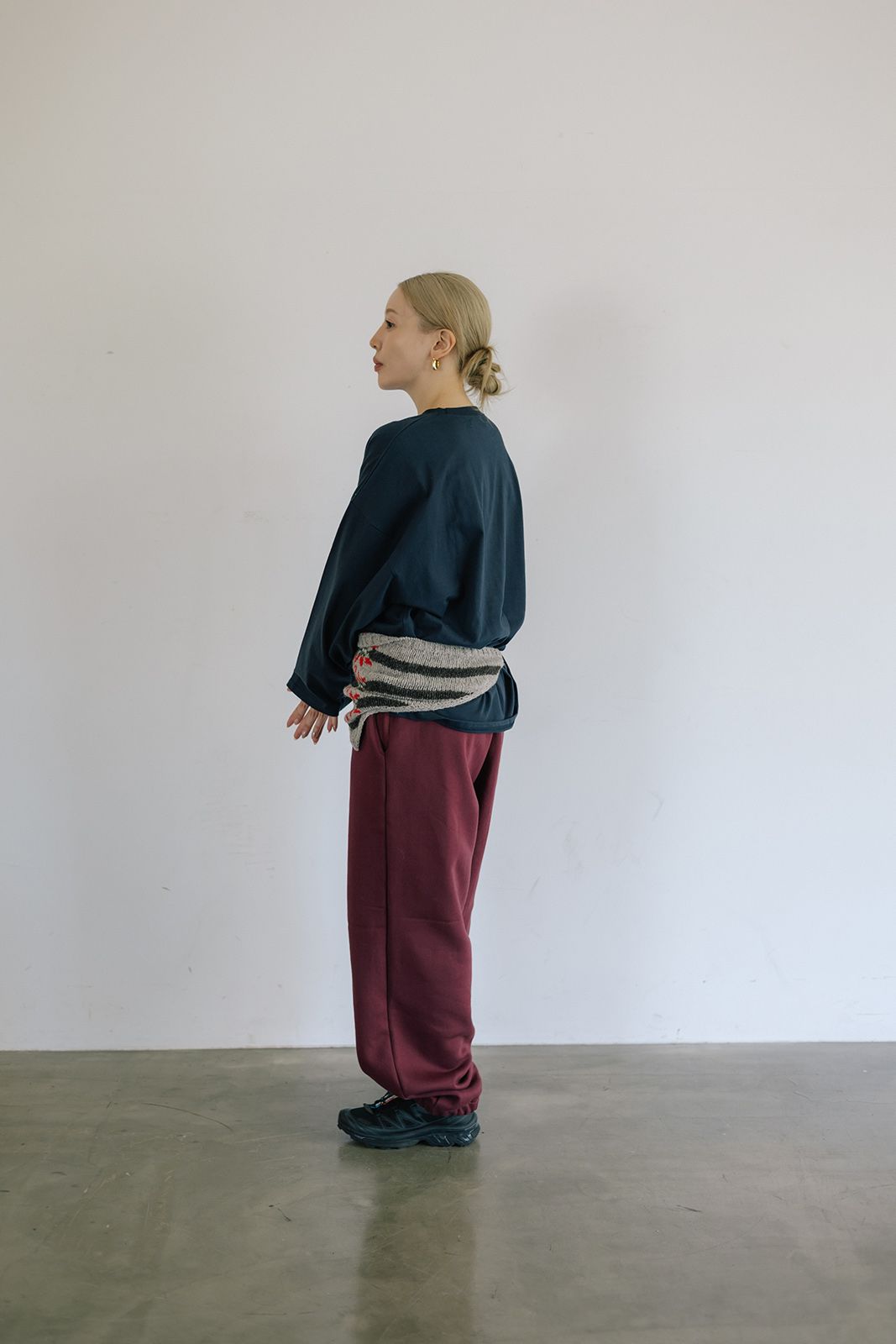 ベーシックロングTシャツ (ネイビー) Basic Long Sleeve T-shirt (Navy) / 26AW