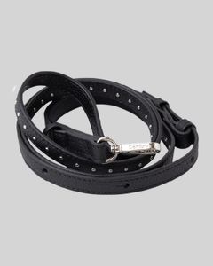 STRAP with STUDS 130cm / スタッズ付きレザーストラップ (ブラック) / iPhone・スマホストラップ / レザー