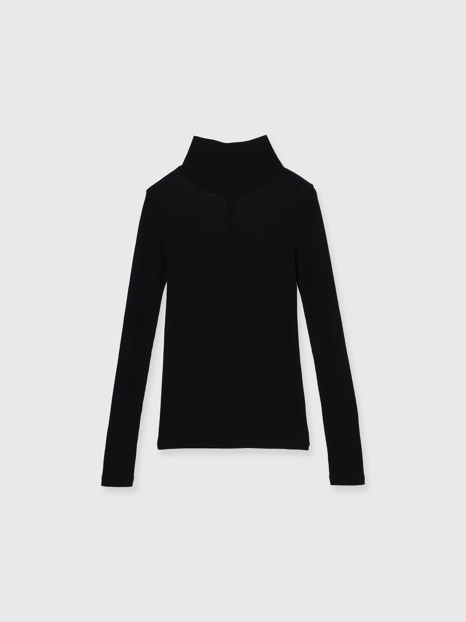 HENRY HIGH NECK TOPS / ヘンリーハイネックトップス (Black) / 26SS