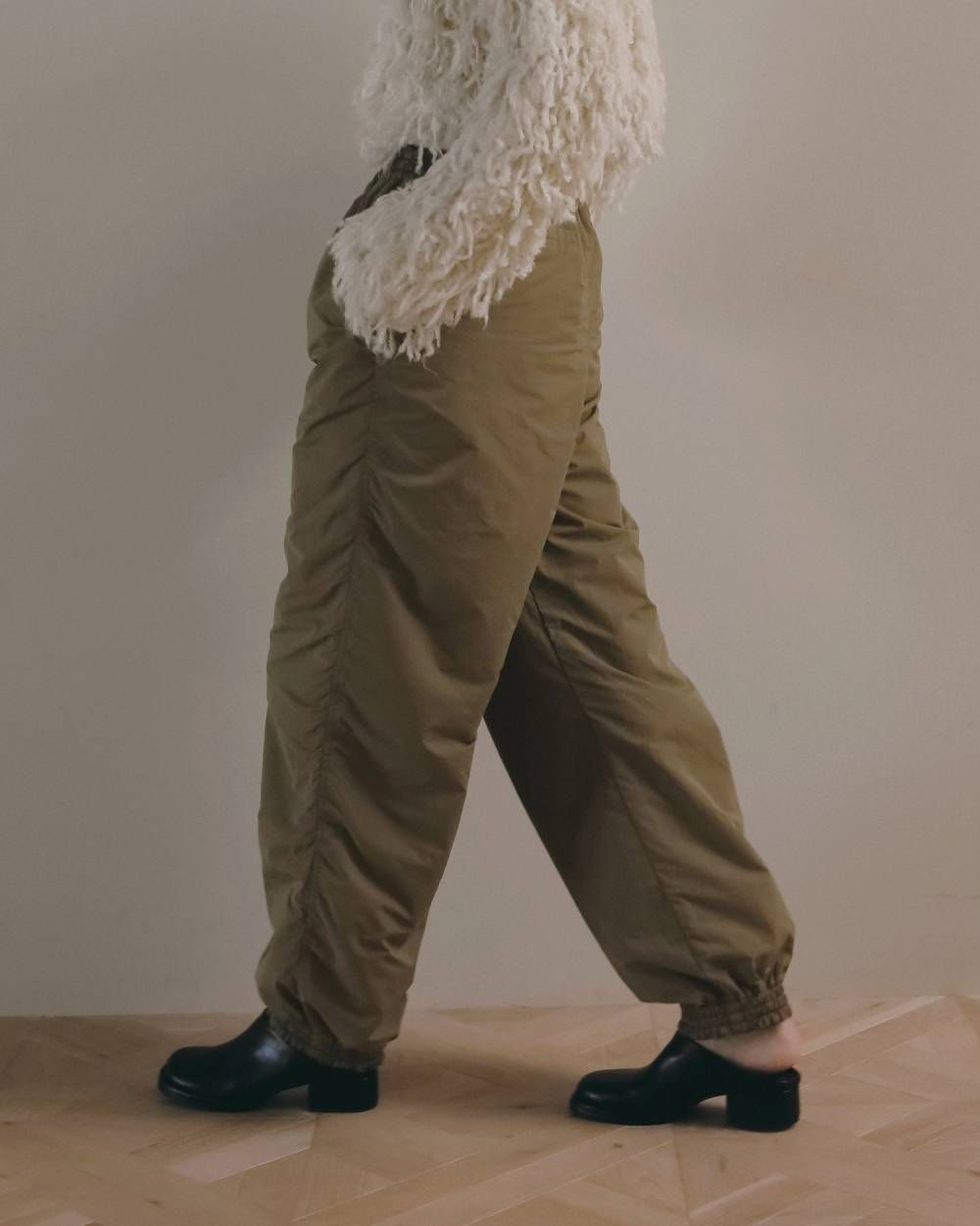 リバーシブル パッディングパンツ (チャコールグレー) Reversible Padding Pants (Charcoal gray) / 26AW 【6月29日まで期間限定予約】