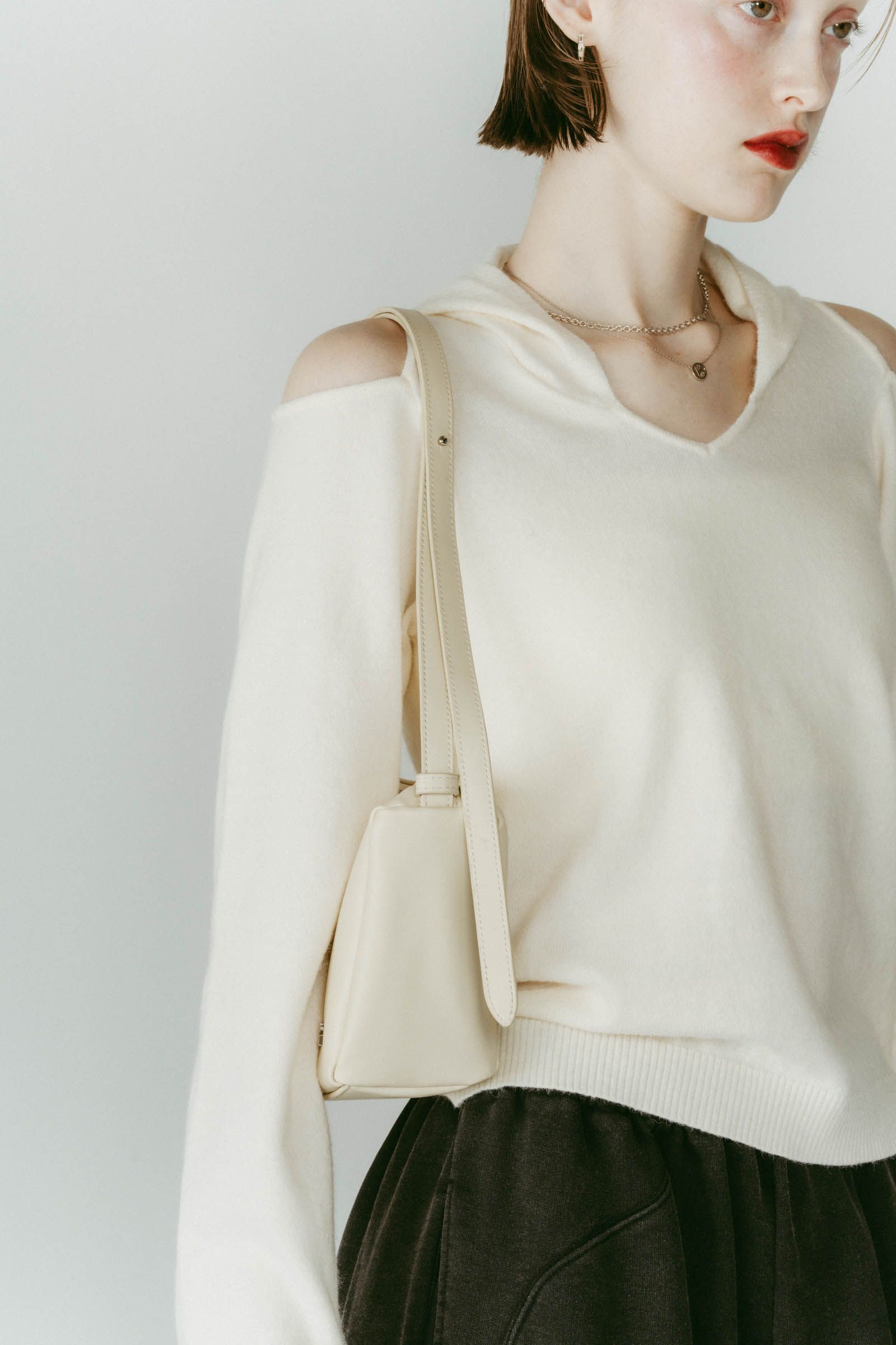 ring-handle bag / リングハンドルバッグ (アイボリー) / 25AW